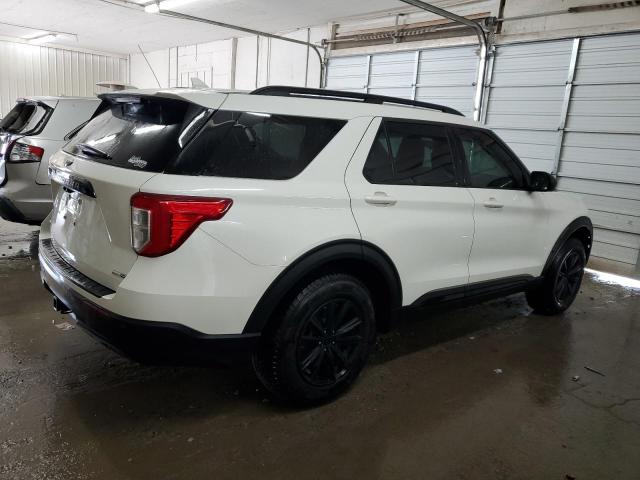 1FMSK8DH0LGB89869 - 2020 FORD EXPLORER XLT WHITE photo 3