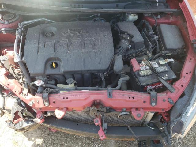 2T1BURHE3JC015200 - 2018 TOYOTA COROLLA L 红色 照片 11