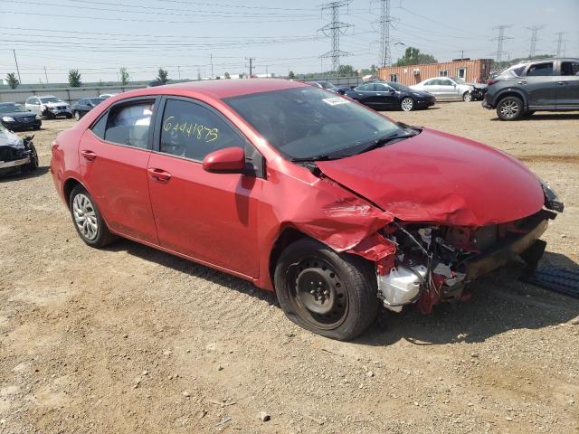 2T1BURHE3JC015200 - 2018 TOYOTA COROLLA L 红色 照片 4