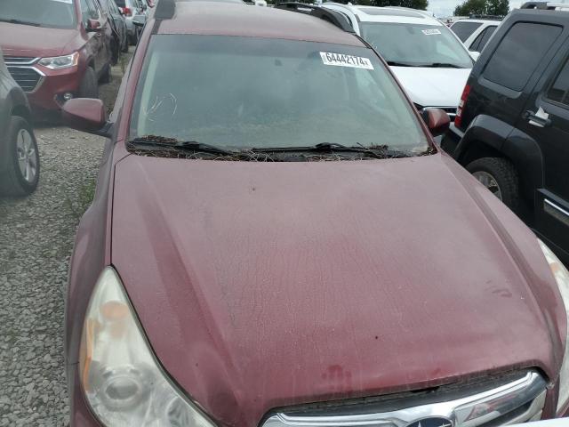 4S4BRBCC1C3267419 - 2012 SUBARU OUTBACK 2.5I PREMIUM BURGUNDY photo 5