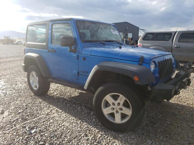 1C4AJWAG2FL585090 - 2015 JEEP WRANGLER SPORT BLUE photo 4