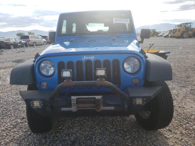 1C4AJWAG2FL585090 - 2015 JEEP WRANGLER SPORT BLUE photo 5