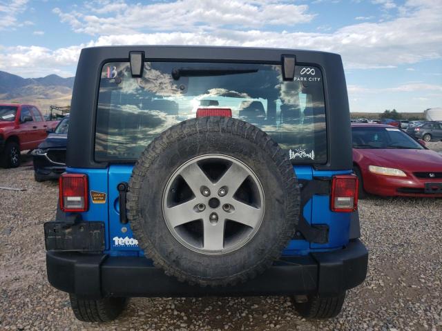 1C4AJWAG2FL585090 - 2015 JEEP WRANGLER SPORT BLUE photo 6