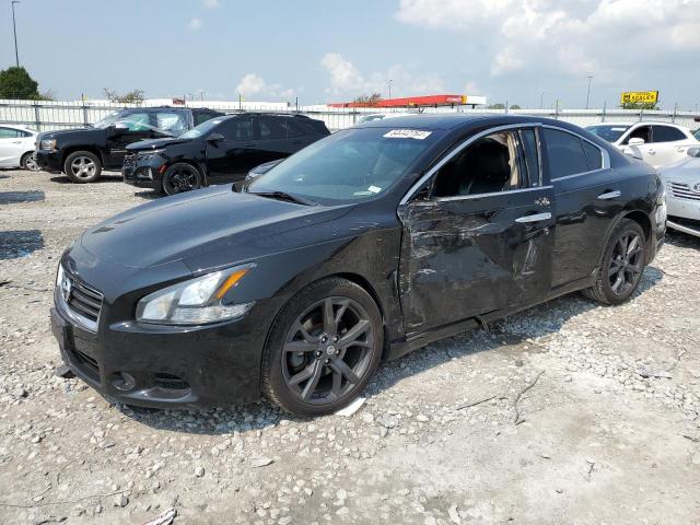 1N4AA5AP9EC456424 - 2014 NISSAN MAXIMA S BLACK photo 1