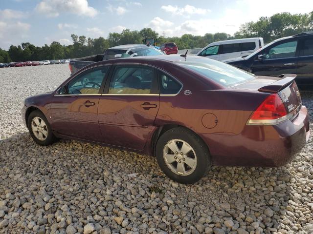 2G1WT58K879348514 - 2007 CHEVROLET IMPALA LT MAROON photo 2