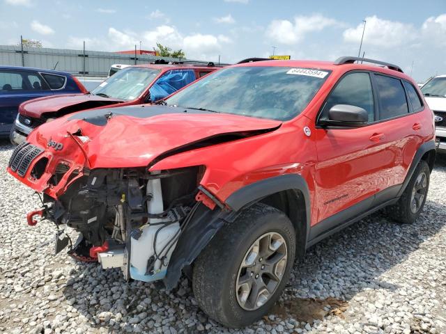 1C4PJMBX1KD313681 - 2019 JEEP CHEROKEE TRAILHAWK წითელი ფოტო 1