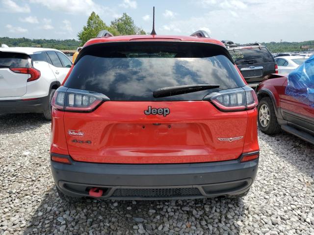 1C4PJMBX1KD313681 - 2019 JEEP CHEROKEE TRAILHAWK წითელი ფოტო 6