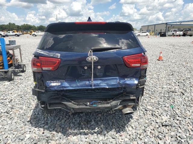 5XYPH4A5XKG462331 - 2019 KIA SORENTO EX BLUE photo 6