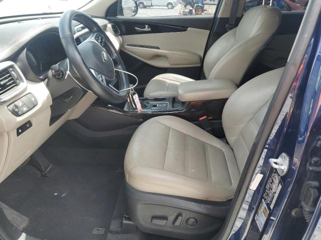 5XYPH4A5XKG462331 - 2019 KIA SORENTO EX BLUE photo 7