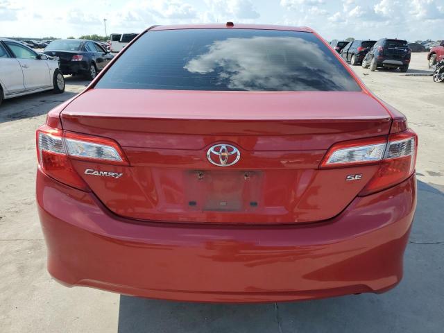 4T1BF1FK3CU569746 - 2012 TOYOTA CAMRY BASE RED photo 6