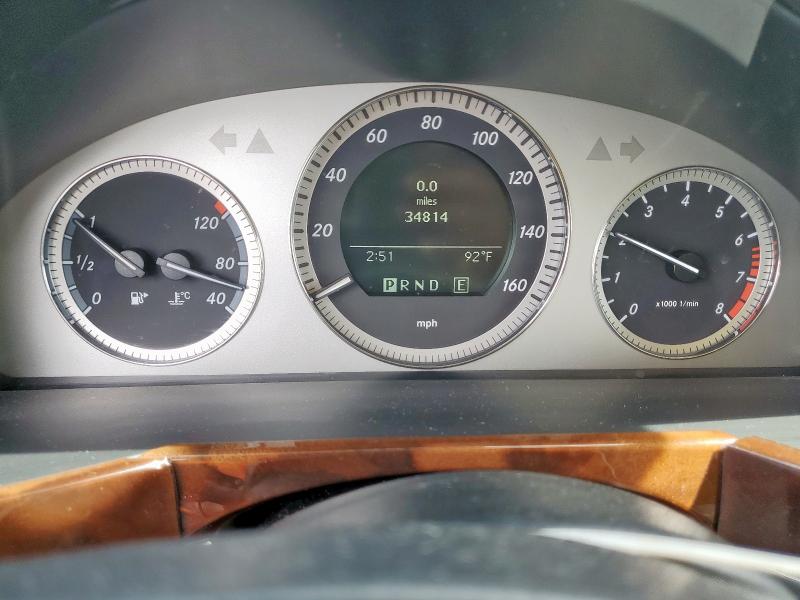 WDCGG5GBXBF695936 - 2011 MERCEDES-BENZ GLK 350 SILVER photo 9