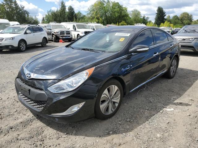 KMHEC4A46FA128117 - 2015 HYUNDAI SONATA HYBRID BLACK photo 1