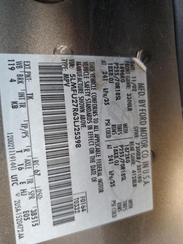 5LMFU27R63LJ25398 - 2003 LINCOLN NAVIGATOR ყავისფერი ფოტო 13