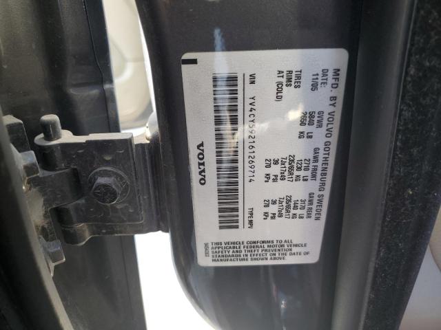 YV4CY592161269714 - 2006 VOLVO XC90 GRAY photo 12