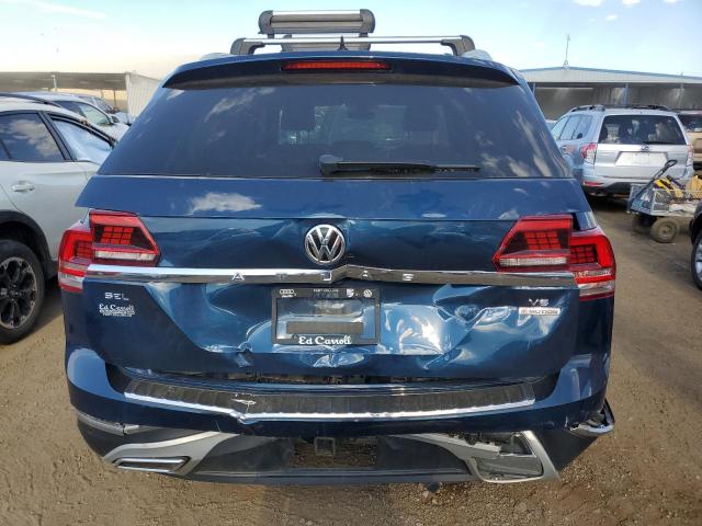 1V2MR2CA2KC557466 - 2019 VOLKSWAGEN ATLAS SEL BLUE photo 6