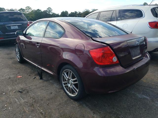 JTKDE167670181931 - 2007 TOYOTA SCION TC 栗色 照片 2