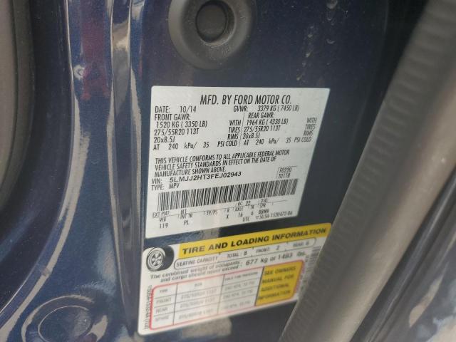 5LMJJ2HT3FEJ02943 - 2015 LINCOLN NAVIGATOR BLUE photo 14