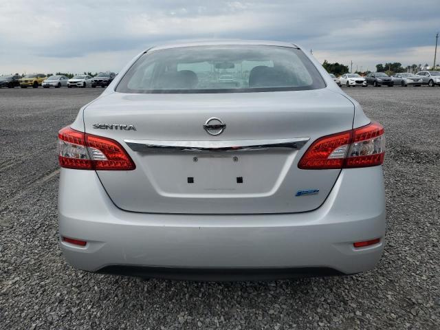 3N1AB7APXFL632716 - 2015 NISSAN SENTRA S SILVER photo 6