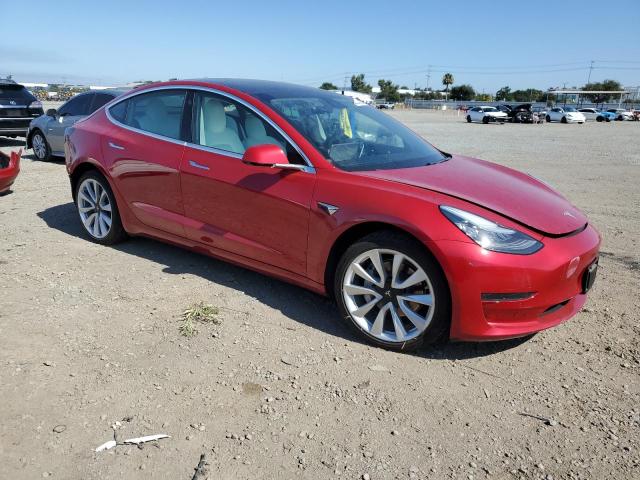 5YJ3E1EA0LF615823 - 2020 TESLA MODEL 3 RED photo 4