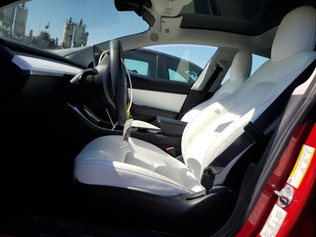 5YJ3E1EA0LF615823 - 2020 TESLA MODEL 3 RED photo 7