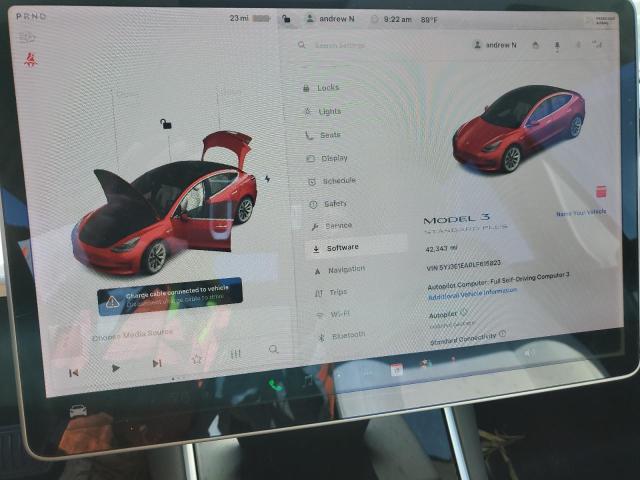 5YJ3E1EA0LF615823 - 2020 TESLA MODEL 3 RED photo 9