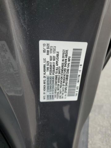 5FNRL5H61DB081246 - 2013 HONDA ODYSSEY EXL GRAY photo 14