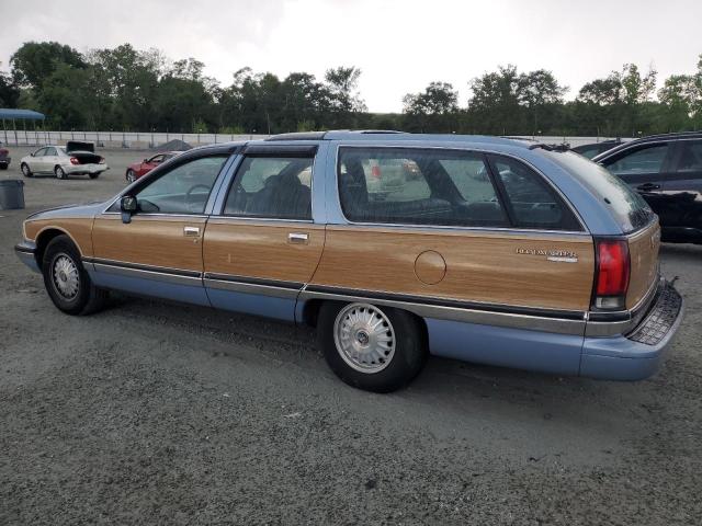 1G4BR8374NW401556 - 1992 BUICK ROADMASTER ESTATE BLUE photo 2