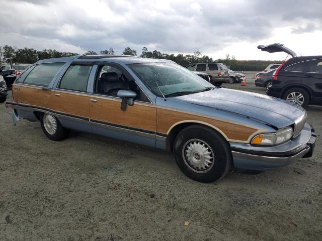 1G4BR8374NW401556 - 1992 BUICK ROADMASTER ESTATE BLUE photo 4