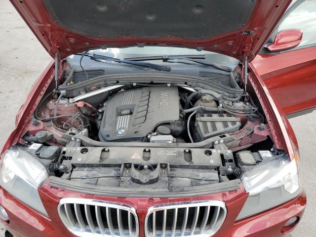 5UXWX5C57CL726675 - 2012 BMW X3 XDRIVE28I BURGUNDY photo 12