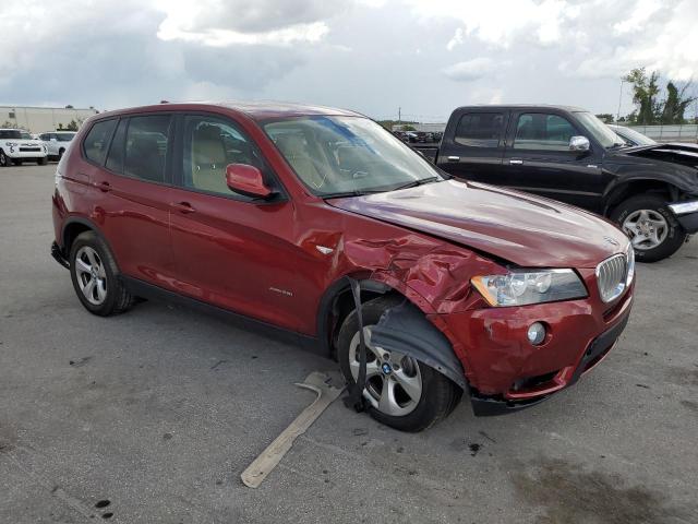 5UXWX5C57CL726675 - 2012 BMW X3 XDRIVE28I BURGUNDY photo 4