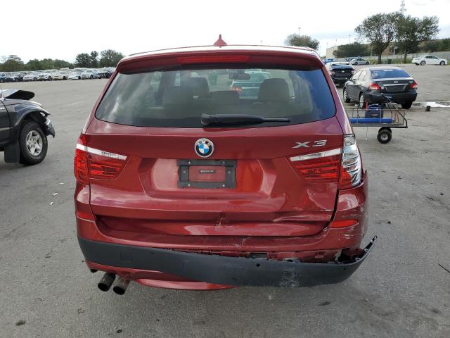 5UXWX5C57CL726675 - 2012 BMW X3 XDRIVE28I BURGUNDY photo 6