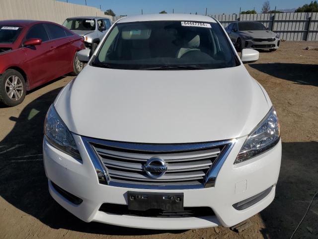 3N1AB7AP8EY333940 - 2014 NISSAN SENTRA S WHITE photo 5