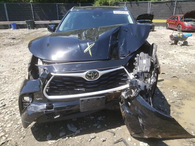 5TDGZRBH4LS509053 - 2020 TOYOTA HIGHLANDER XLE Qara foto 5
