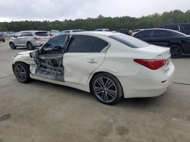 JN1BV7APXEM693287 - 2014 INFINITI Q50 BASE Սպիտակ լուսանկար 2