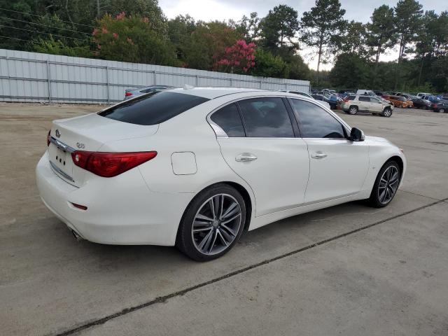 JN1BV7APXEM693287 - 2014 INFINITI Q50 BASE Սպիտակ լուսանկար 3