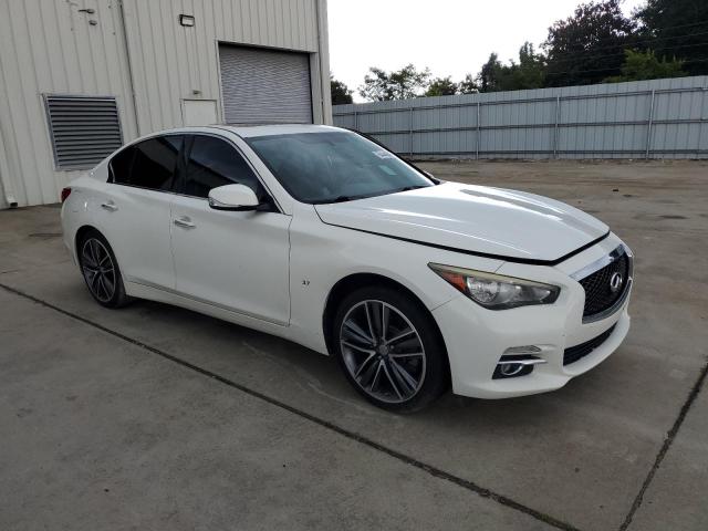JN1BV7APXEM693287 - 2014 INFINITI Q50 BASE Սպիտակ լուսանկար 4