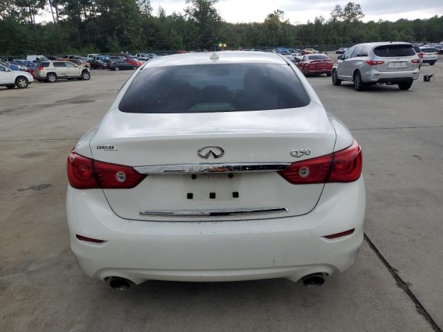 JN1BV7APXEM693287 - 2014 INFINITI Q50 BASE Սպիտակ լուսանկար 6