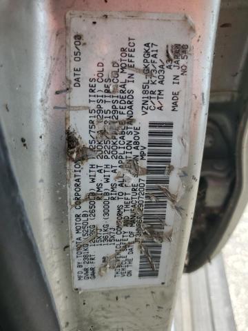 JT3HN86R429072007 - 2002 TOYOTA 4RUNNER SR5 Gümüş foto 12