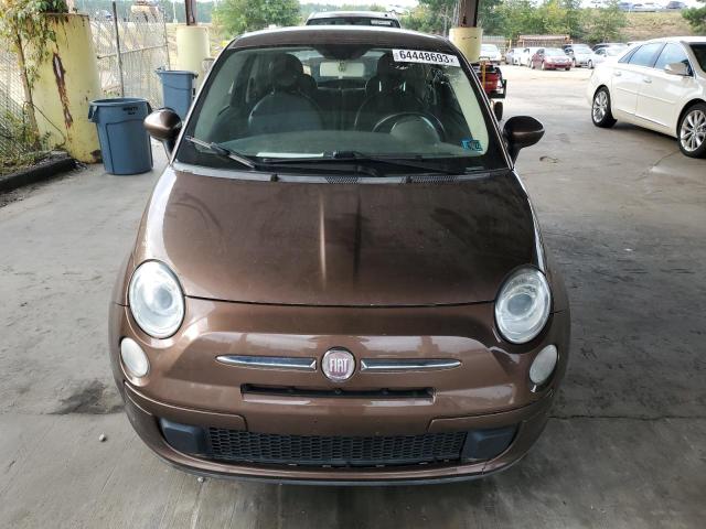 3C3CFFAR6DT546102 - 2013 FIAT 500 POP BROWN photo 5