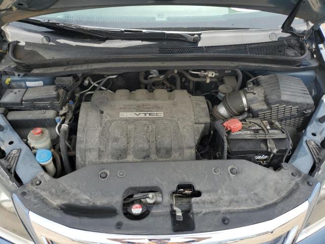 5FNRL384X9B045565 - 2009 HONDA ODYSSEY EX BLUE photo 12