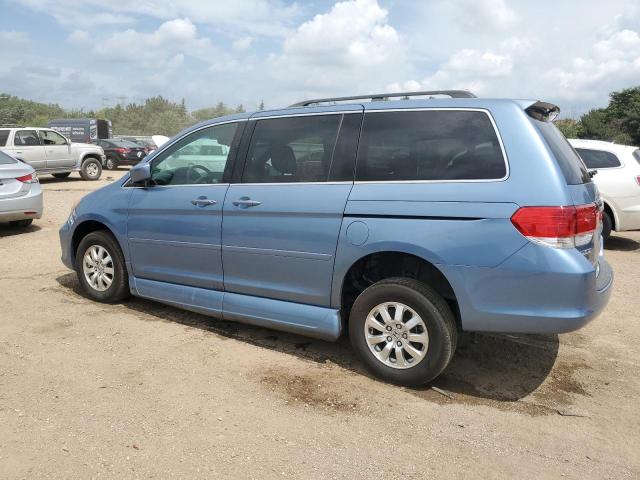 5FNRL384X9B045565 - 2009 HONDA ODYSSEY EX BLUE photo 2
