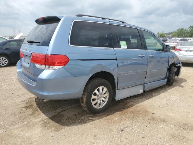 5FNRL384X9B045565 - 2009 HONDA ODYSSEY EX BLUE photo 3
