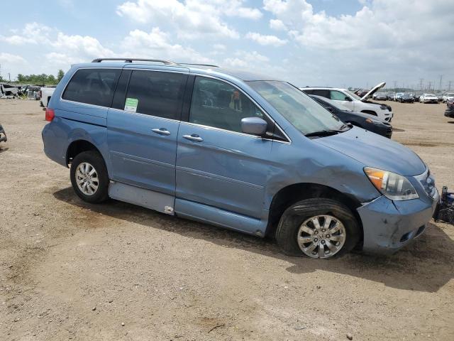 5FNRL384X9B045565 - 2009 HONDA ODYSSEY EX BLUE photo 4