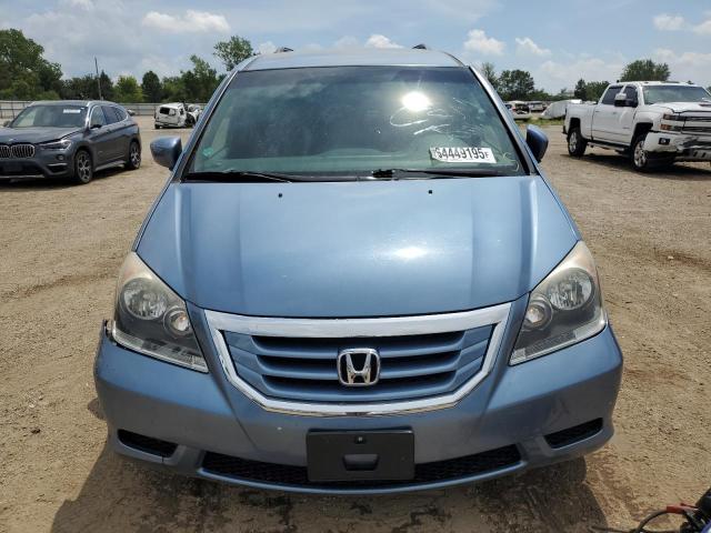 5FNRL384X9B045565 - 2009 HONDA ODYSSEY EX BLUE photo 5