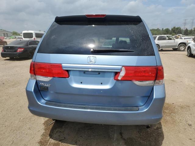 5FNRL384X9B045565 - 2009 HONDA ODYSSEY EX BLUE photo 6