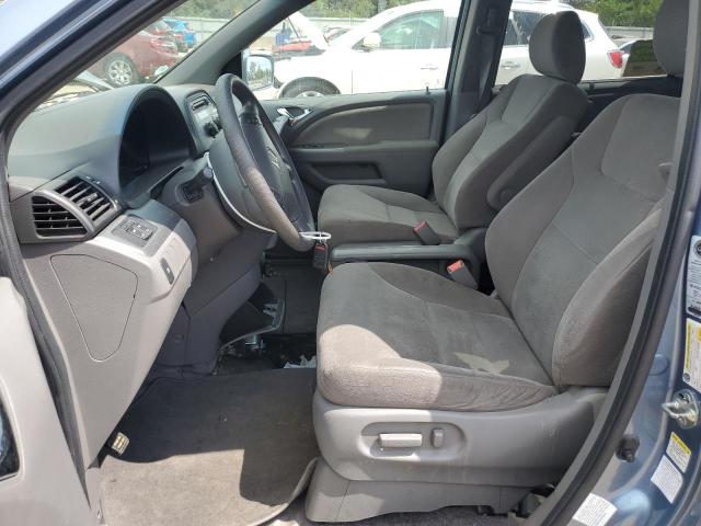 5FNRL384X9B045565 - 2009 HONDA ODYSSEY EX BLUE photo 7