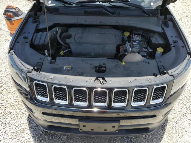 3C4NJDBB8KT593301 - 2019 JEEP COMPASS LATITUDE BLACK photo 12