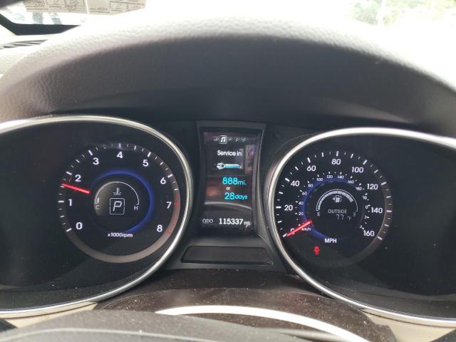 5XYZUDLB1FG295998 - 2015 HYUNDAI SANTA FE S GRAY photo 9