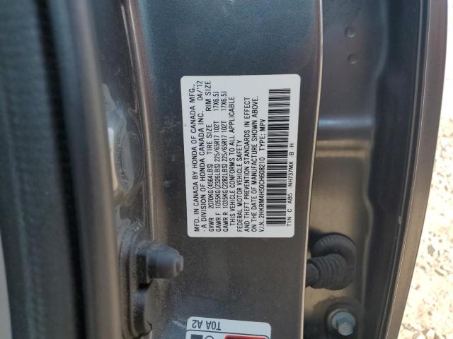 2HKRM4H50CH608210 - 2012 HONDA CR-V EX GRAY photo 14