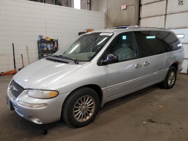 1C4GT64L0YB676445 - 2000 CHRYSLER TOWN & COU LIMITED SILVER photo 1